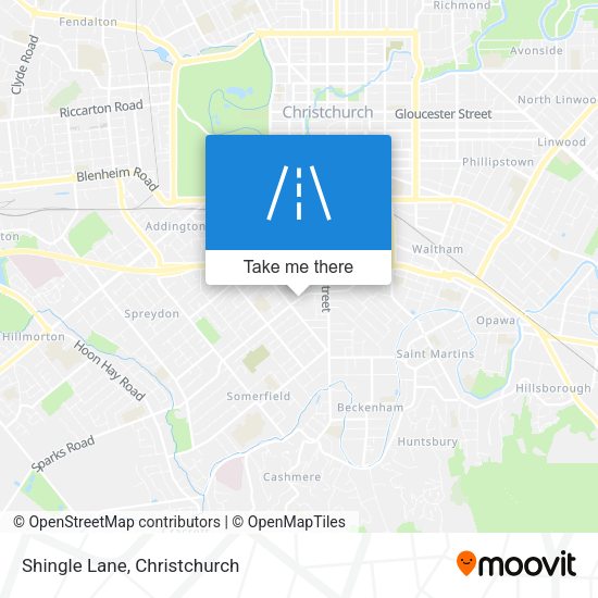 Shingle Lane map