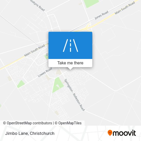 Jimbo Lane map