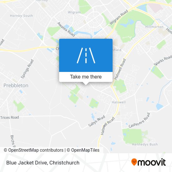 Blue Jacket Drive map