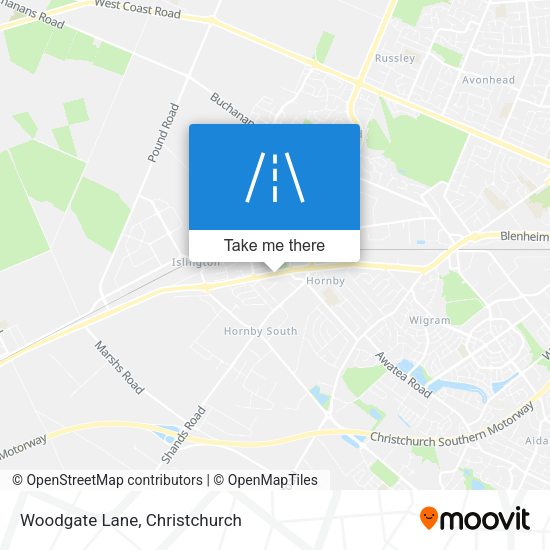 Woodgate Lane map