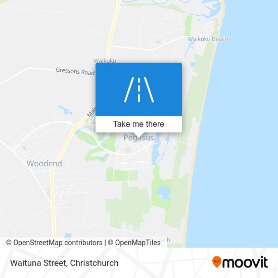 Waituna Street map