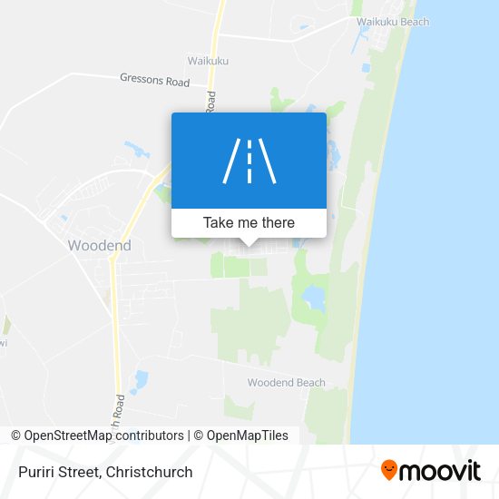 Puriri Street map