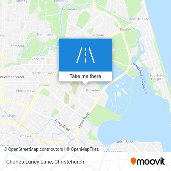 Charles Luney Lane map