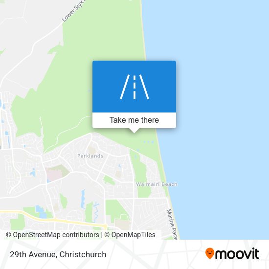 29th Avenue map