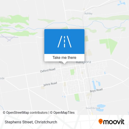 Stephens Street map
