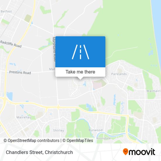 Chandlers Street map