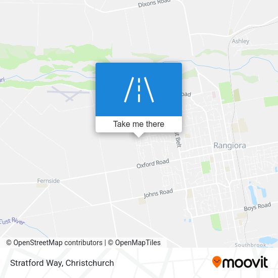 Stratford Way map