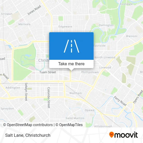 Salt Lane map