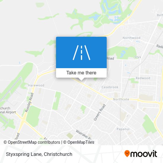 Styxspring Lane map