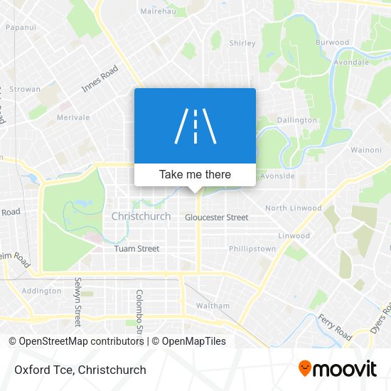 Oxford Tce map