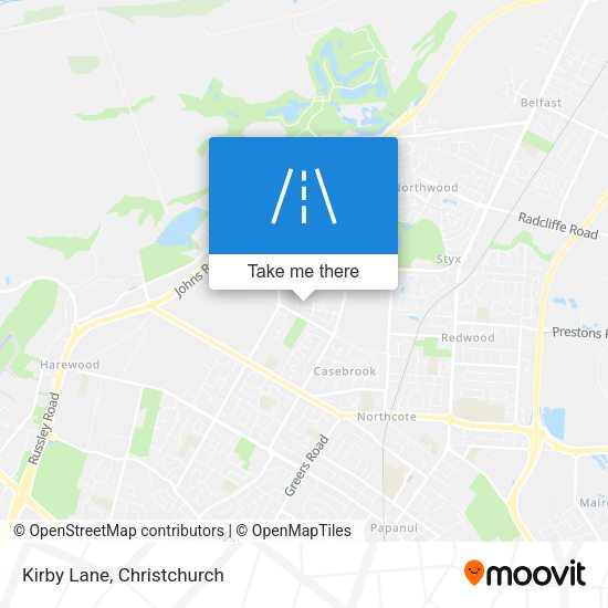 Kirby Lane map