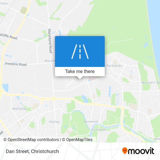 Dan Street map