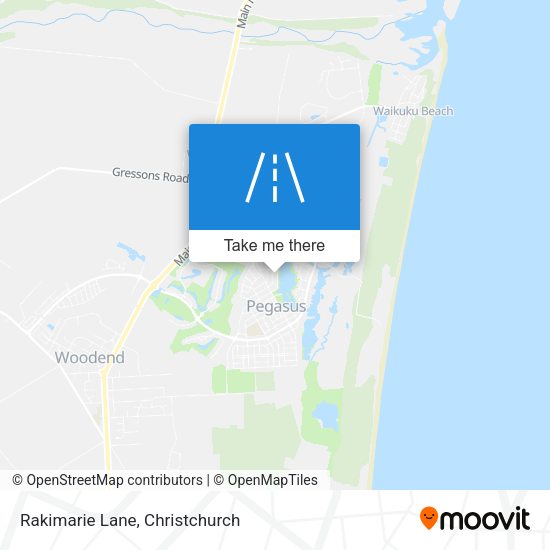 Rakimarie Lane map