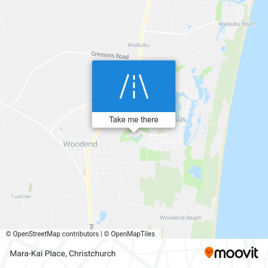 Mara-Kai Place map