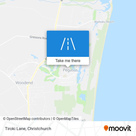 Tiroki Lane map