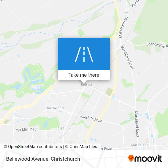 Bellewood Avenue map