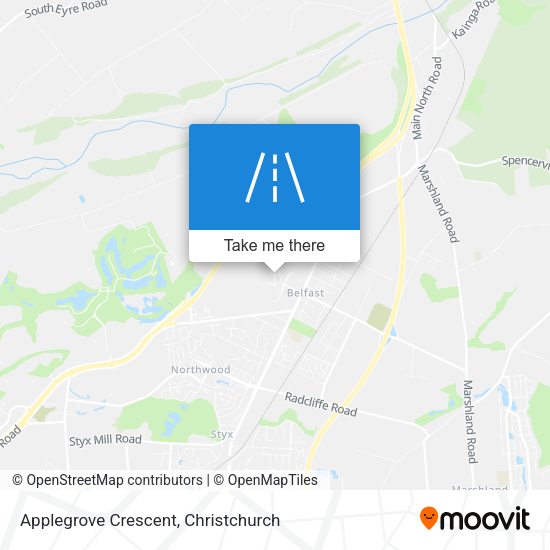 Applegrove Crescent map
