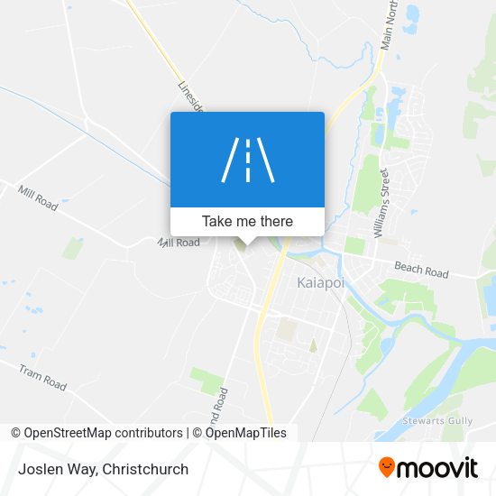 Joslen Way map