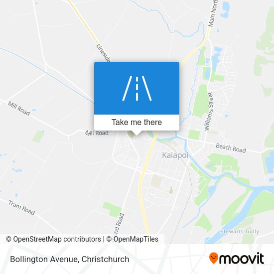 Bollington Avenue map