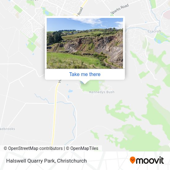 Halswell Quarry Park map