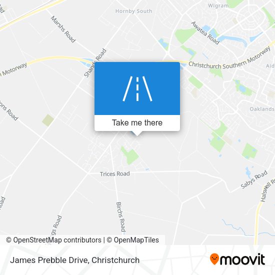 James Prebble Drive map