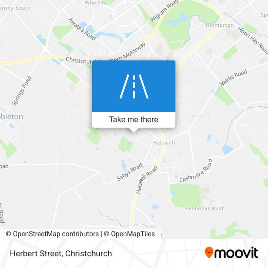 Herbert Street map
