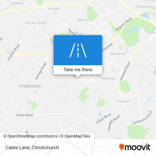 Cable Lane map