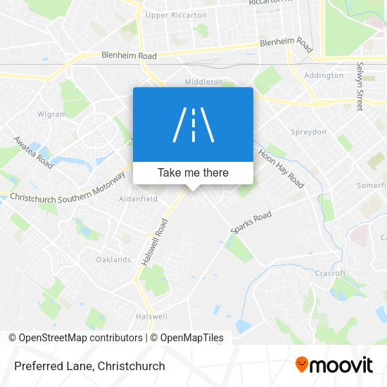 Preferred Lane map