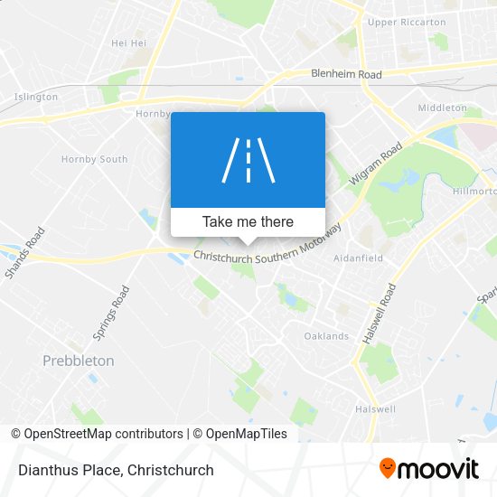 Dianthus Place map