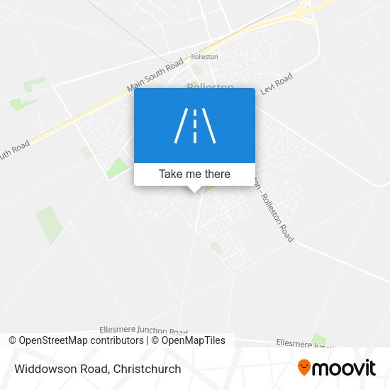 Widdowson Road map