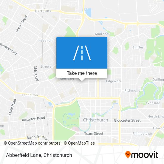 Abberfield Lane map