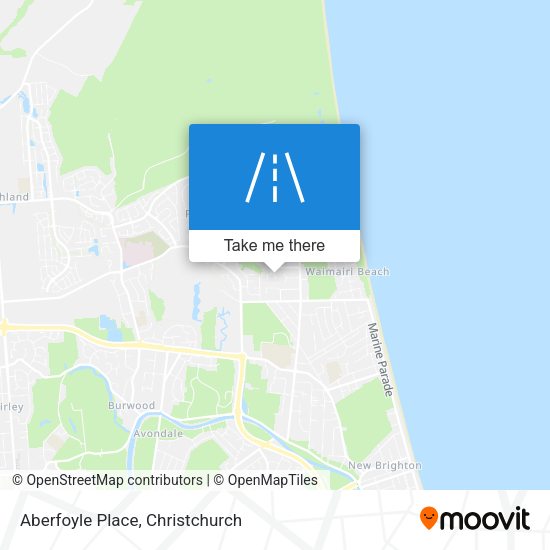 Aberfoyle Place map