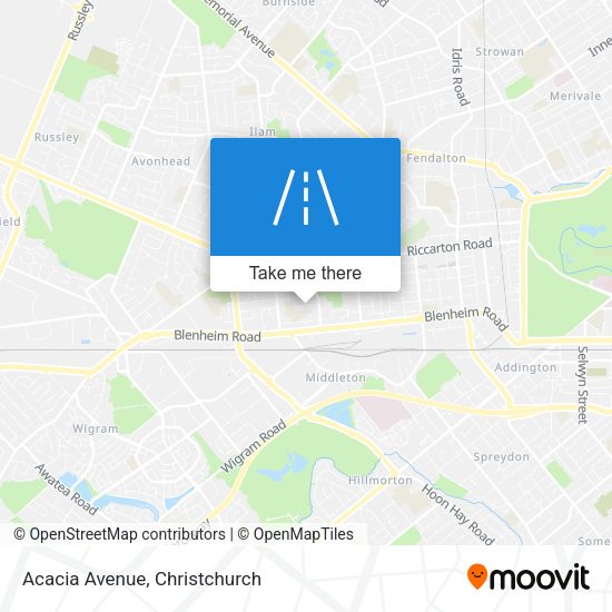 Acacia Avenue map