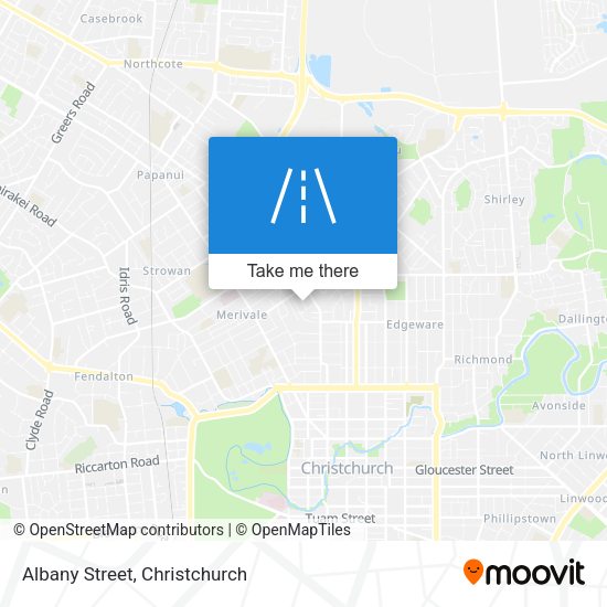 Albany Street map