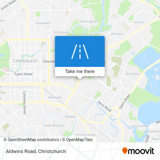 Aldwins Road map