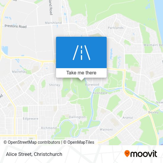Alice Street map