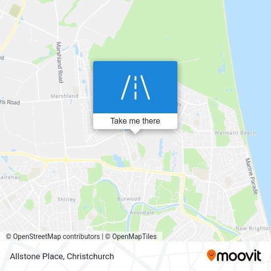Allstone Place map