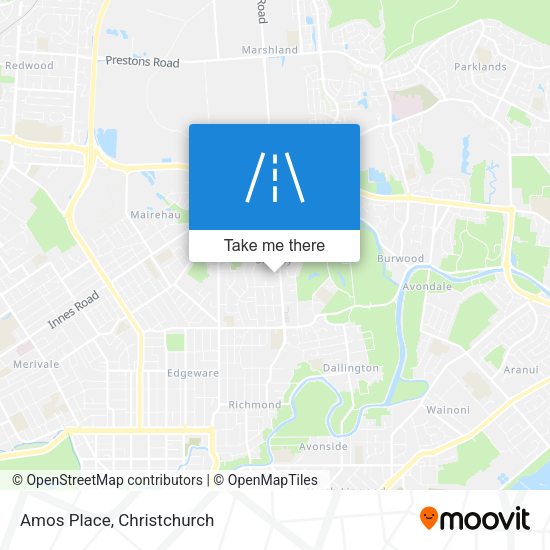 Amos Place map