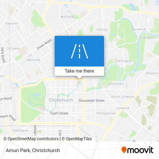 Amuri Park map