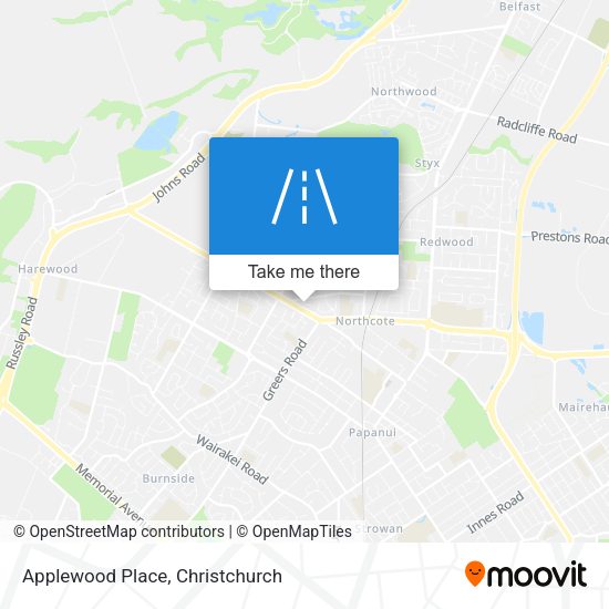 Applewood Place map
