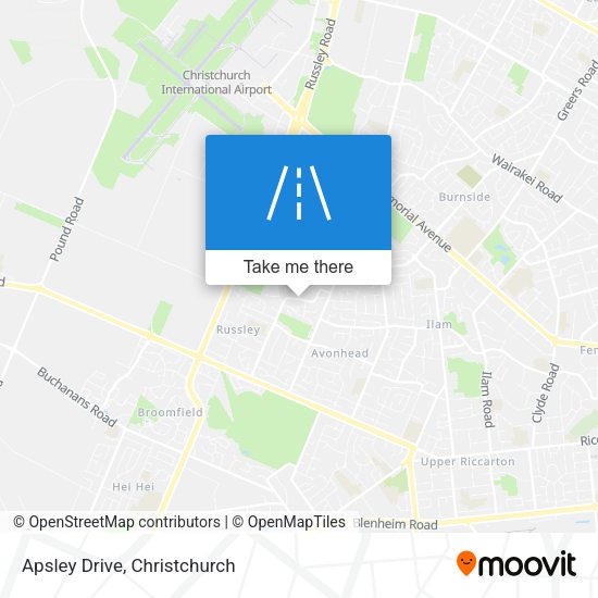 Apsley Drive map