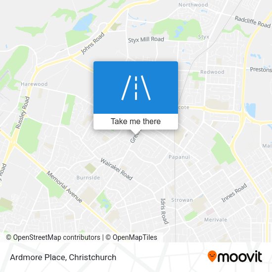 Ardmore Place map
