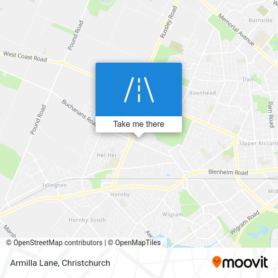 Armilla Lane map