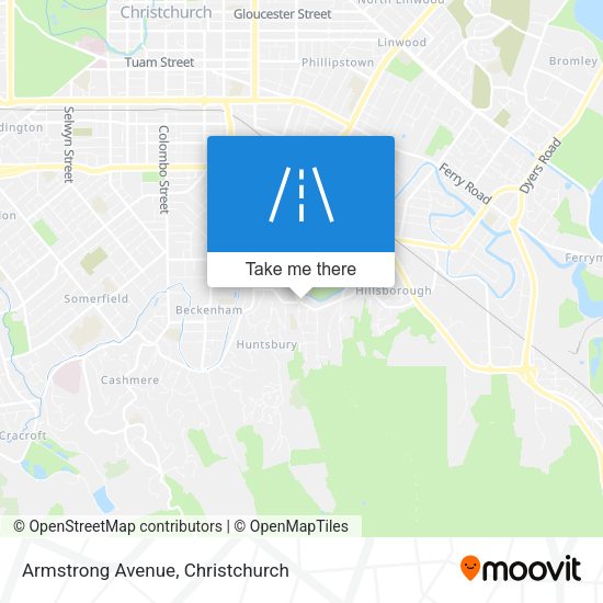 Armstrong Avenue map