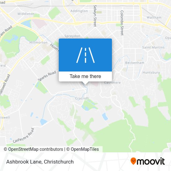 Ashbrook Lane map