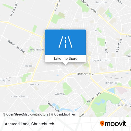 Ashtead Lane map
