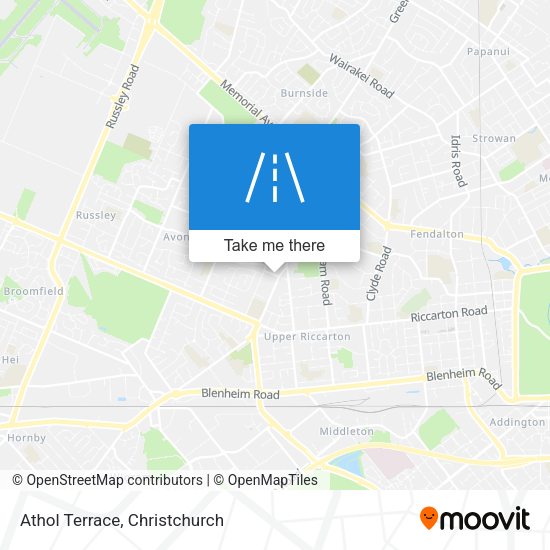 Athol Terrace map