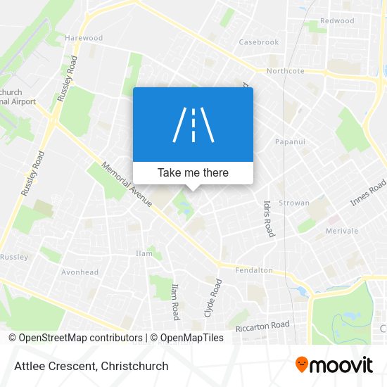 Attlee Crescent map