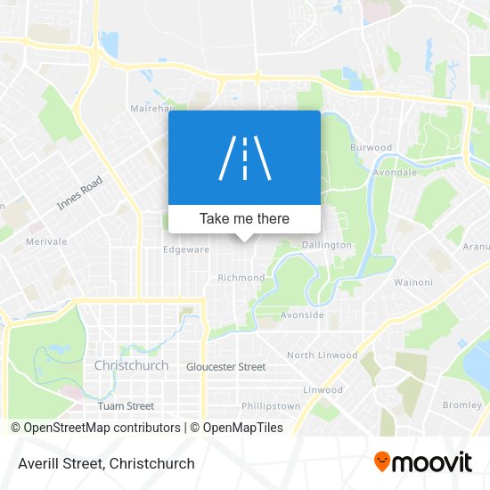 Averill Street map
