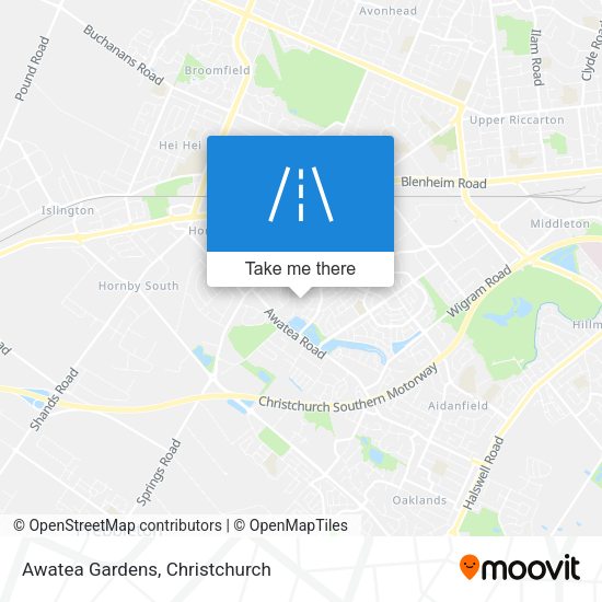Awatea Gardens map